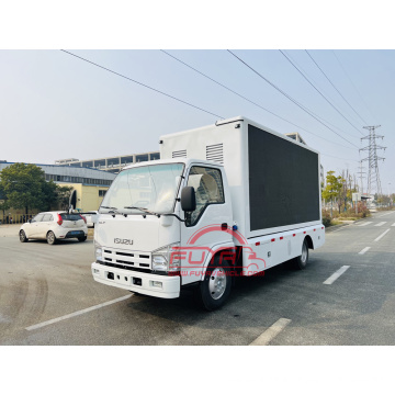 Camion publicitaire LED extérieur Isuzu mobile P4